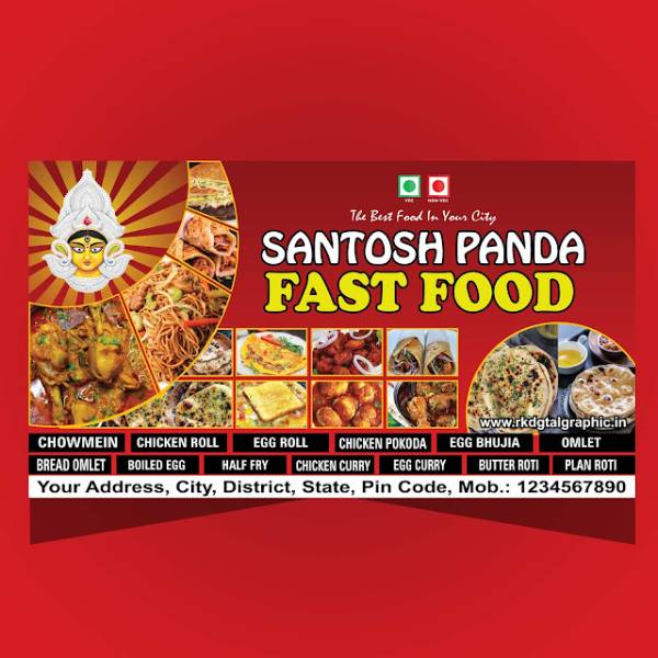 thumbnail Download Fast Food Banner Design PSD Template